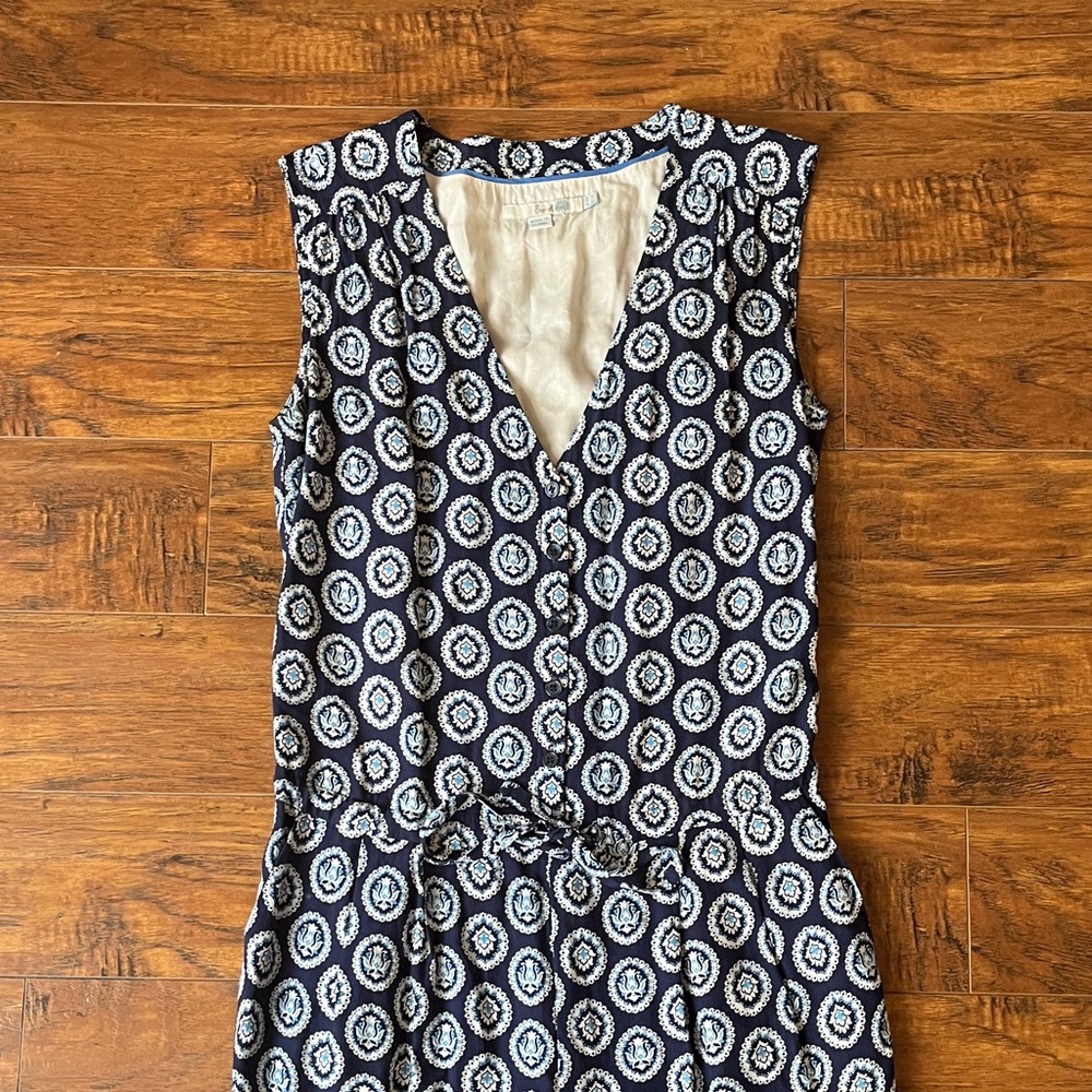 Boden Monochrome Patterned Jumpsuit - Picture 2 of 10